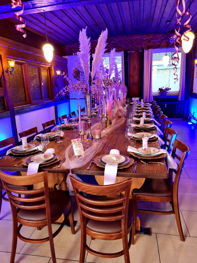 Innenraum des Restaurants Karlsruher Hof