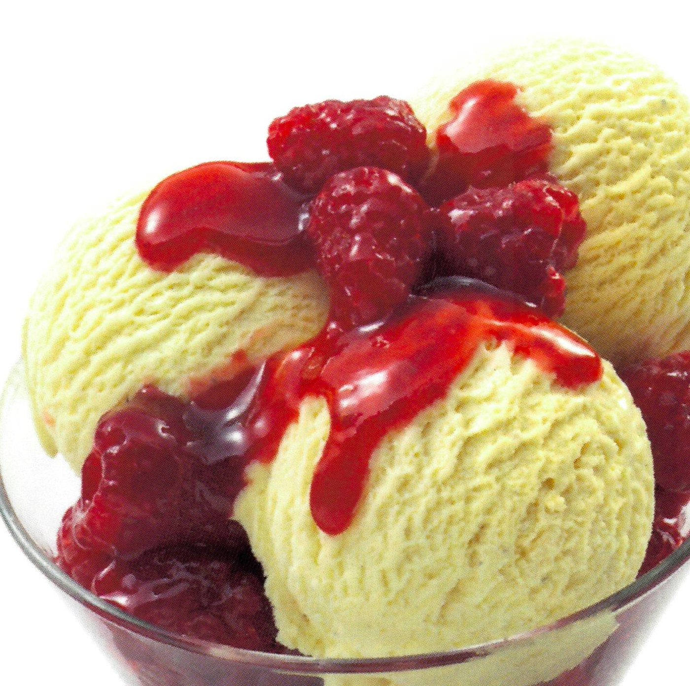 Eis & Heiß mit Himbeeren